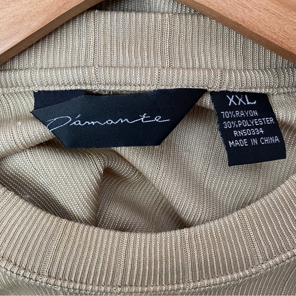 Diamanté Ribbed Tee - Picture 11 of 11